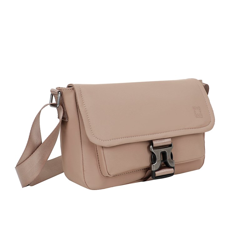 Again Skuldertaske Mussel  Taupe 2