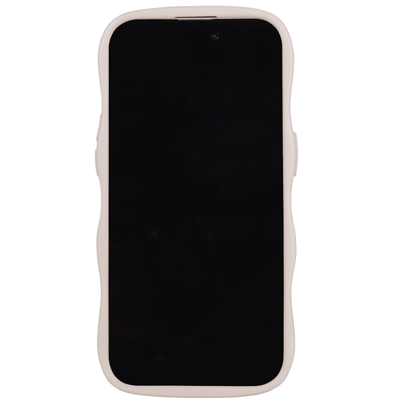 Holdit Mobilfodral Wavy Transparent Beige Iphone 15 Plus 4