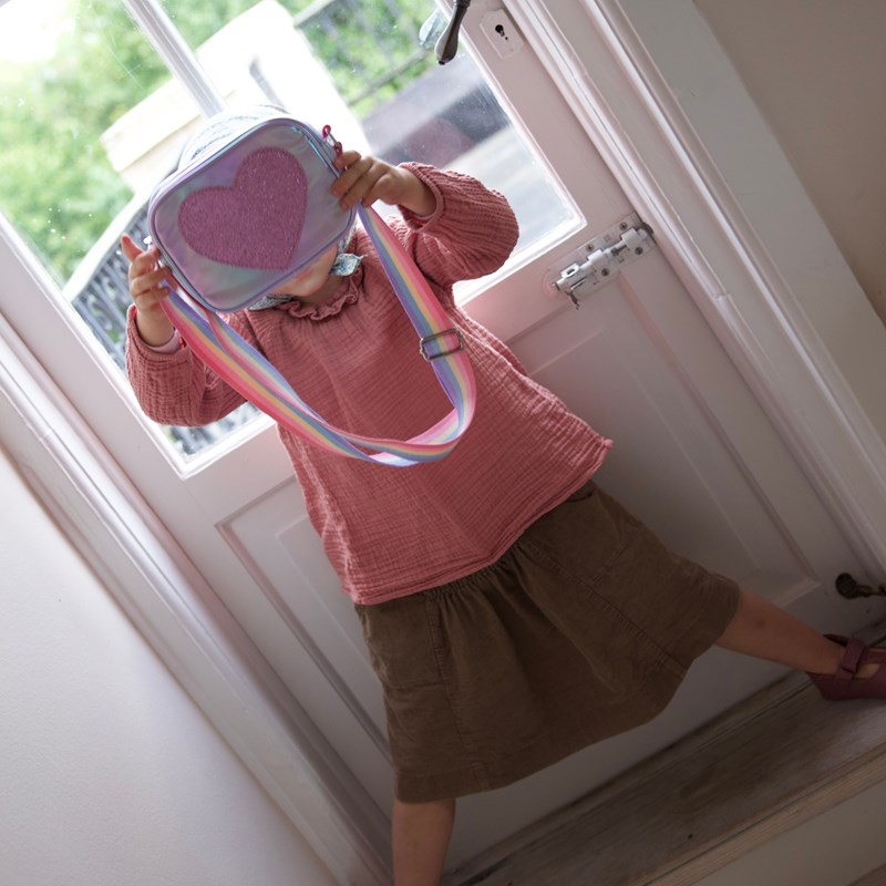 Grow Børnetaske hjerte Rosa 6