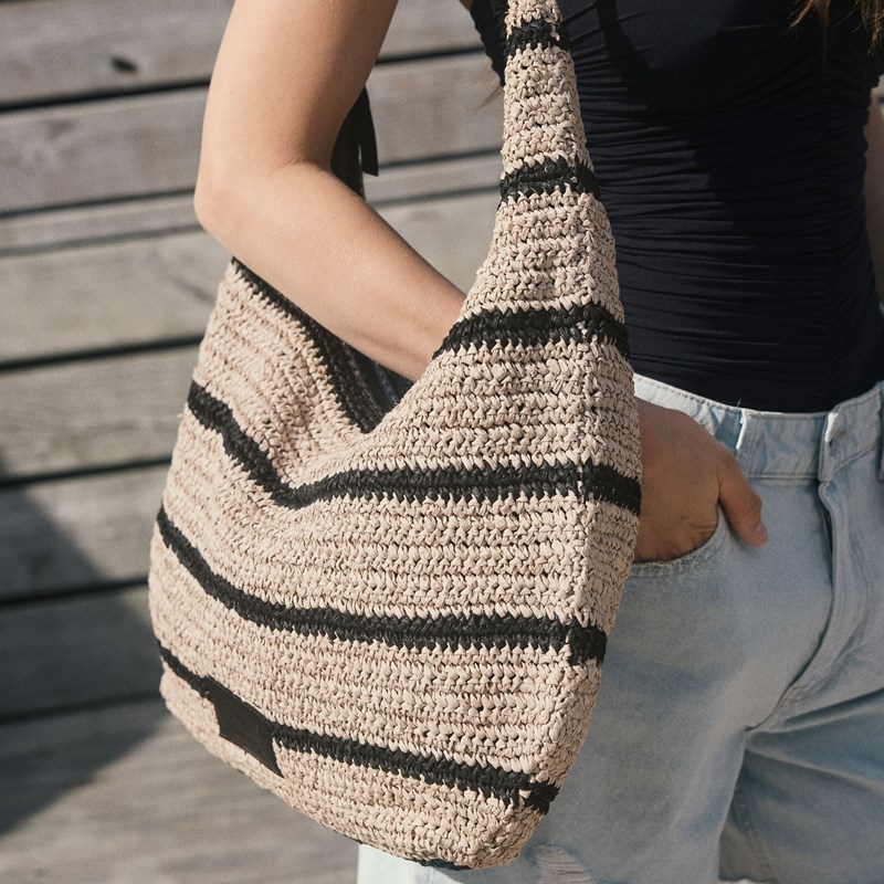 MARKBERG Axelväska SoleaMBG Sand/Svart 14" 7