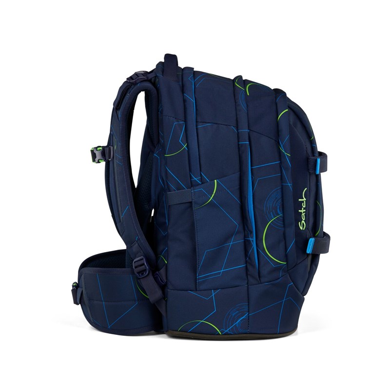 Satch Skolväska Pack Blue Tech Blå/Grön 4