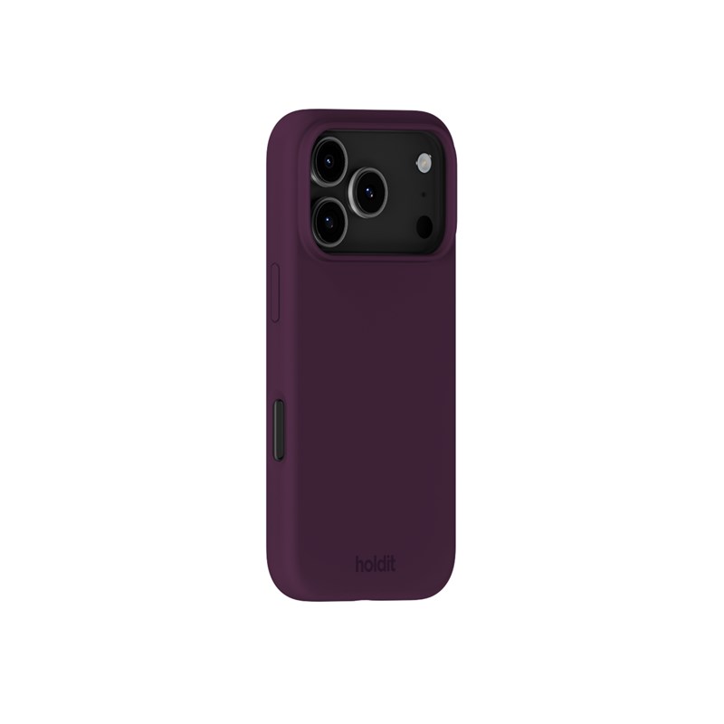 Holdit Mobilcover Deep Plum Blomme iPhone 17 Pro 2