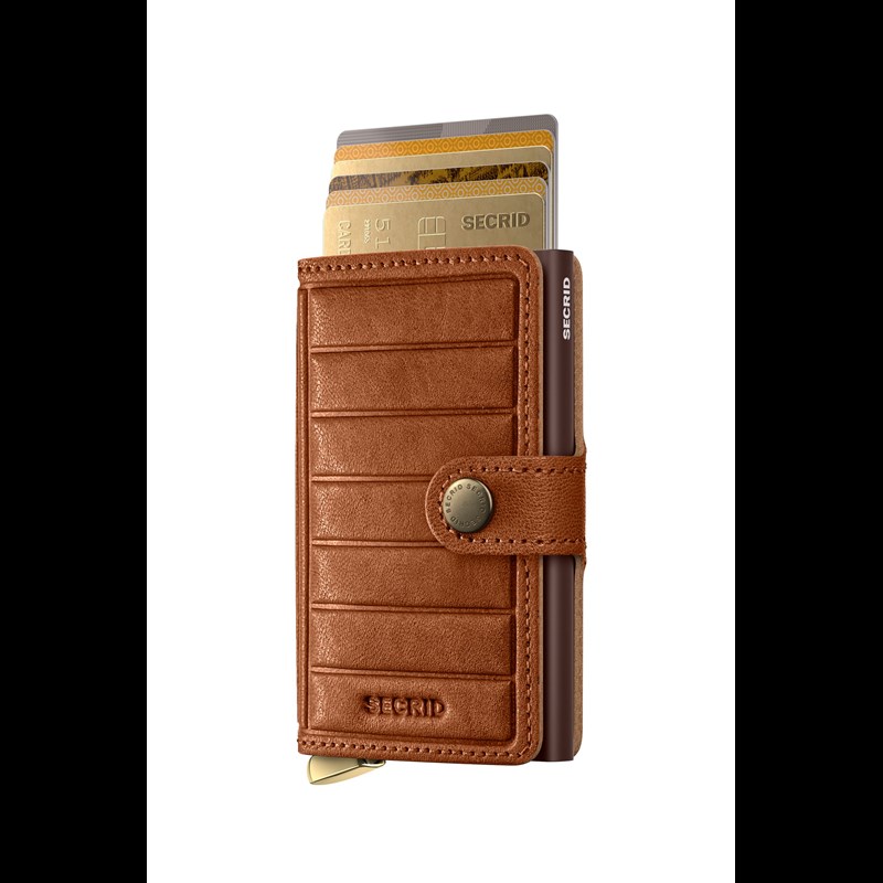 Secrid Miniwallet Emboss Lines Konjak 1