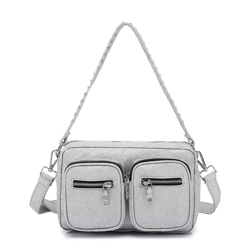 Noella Crossbody Celina Glitter Sølv 1