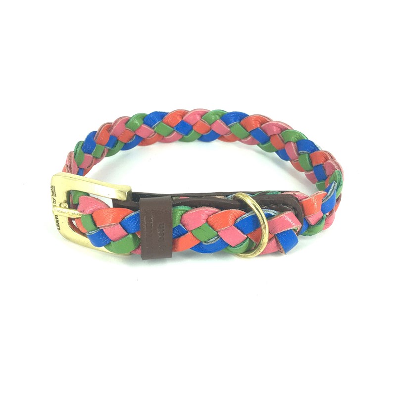 Leather by Beth Hundehalsbånd Miniflet Multi Str XS 1