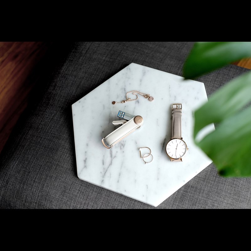 Orbitkey Nøgleholder Leather Rosa 5