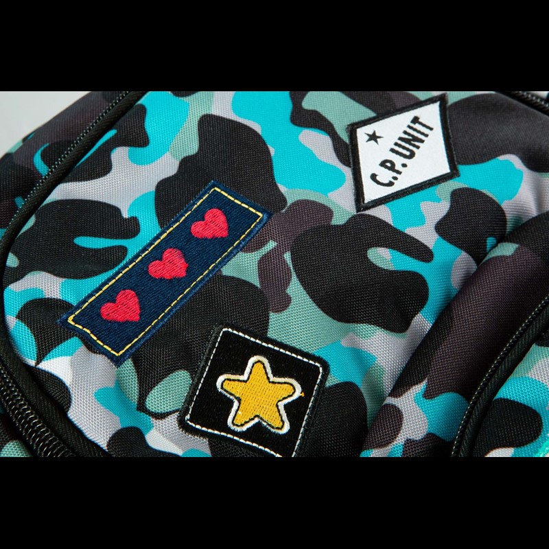 Coolpack Skoletaske Dart Blå camuflage 6