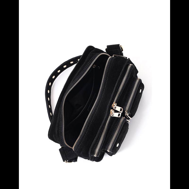 Núnoo Crossbody Ellie Suede  Svart 3