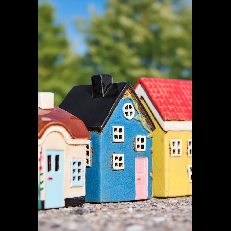 Ib Laursen Fyrfadsstage Hus Ebeltoft Beige 5