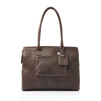 Castelijn & Beerens Axelväska RFID Mocca Brun 15" 1