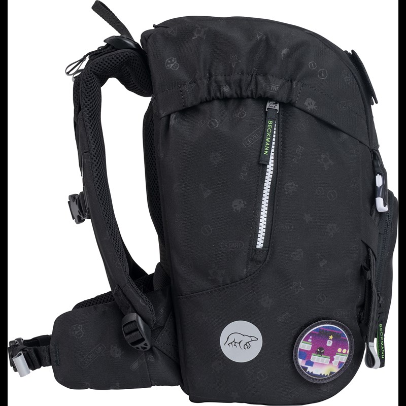 Beckmann Skolväskeset Classic Pixel Svart 4