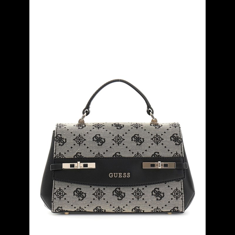 Guess Håndtaske Melinda Logo  Sort/grå 1