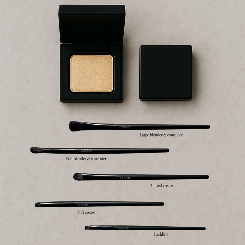 Conmé Makeup Ögonborste Set Svart 2