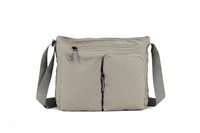 Again Crossbody Jazz Beige/grå 1