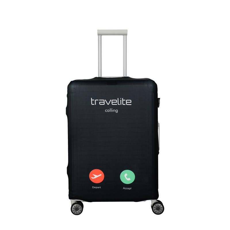travelite Skyddsöverdrag M Svart motiv