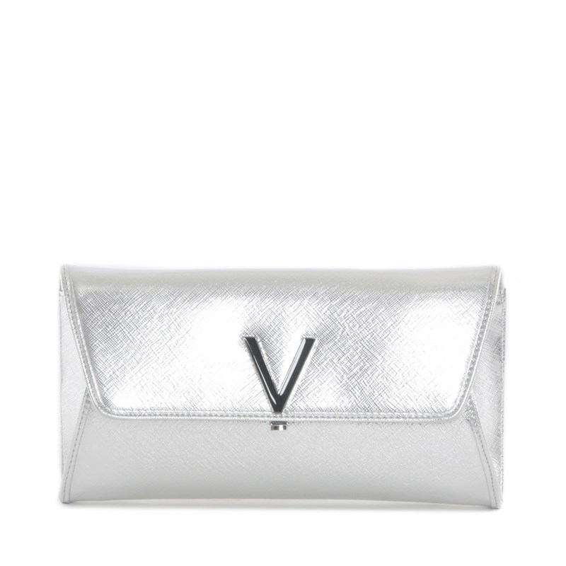 Valentino Bags Clutch Flash Sølv