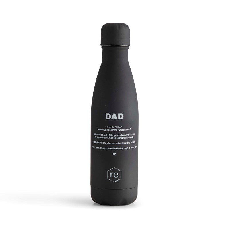 Rebottle Copenhagen Drikkeflaske Dad Sort 1