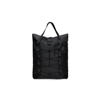 RAINS Tote Bag Trail Rolltop W3 Svart 1