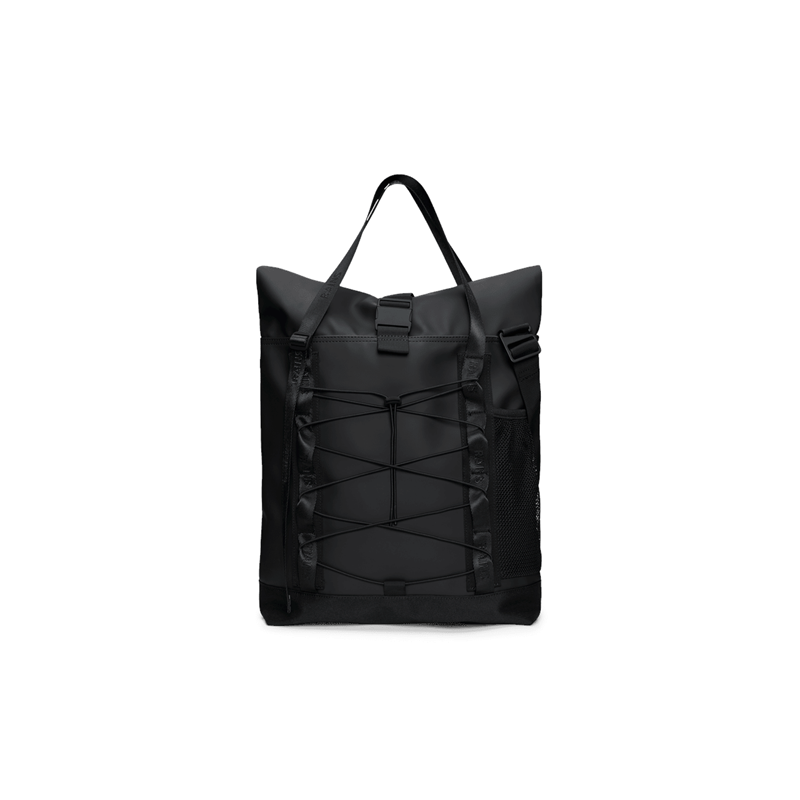 RAINS Tote Bag Trail Rolltop W3 Svart 1