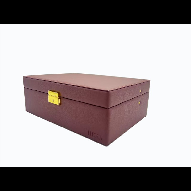 HERA Smykkeskrin 2-delt Bordeaux 1