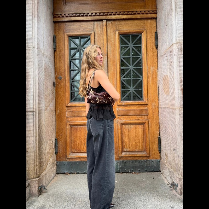 PITAYA Axelväska Kayla Svart/Brun 6