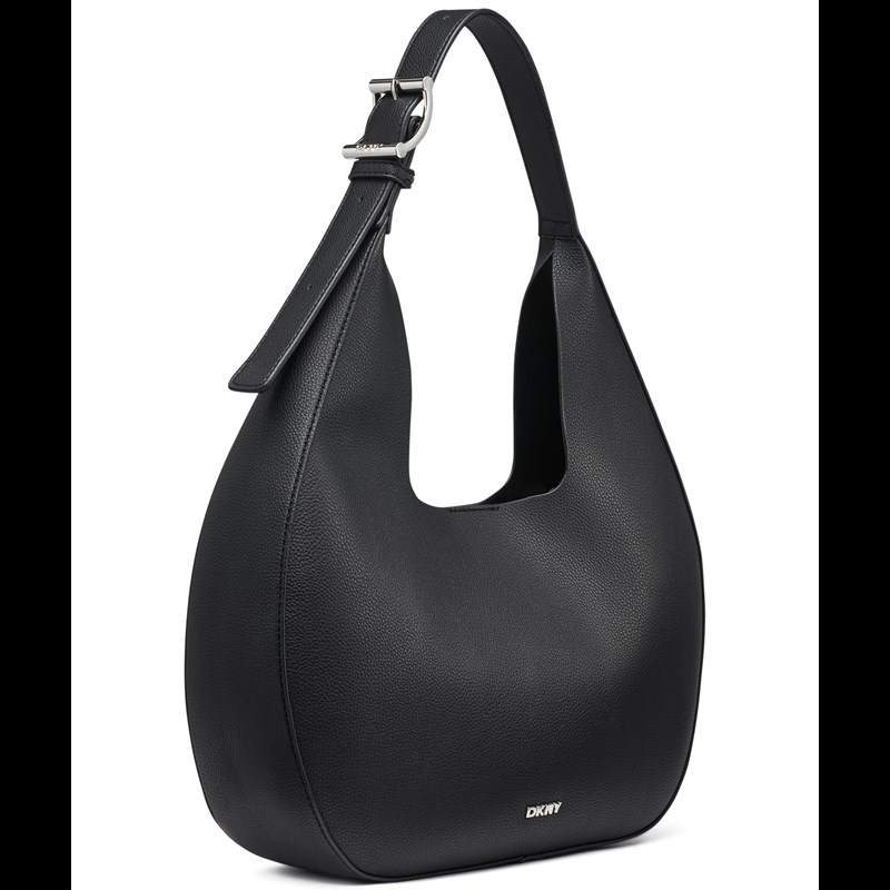 DKNY Axelväska Camila MD Hobo Svart/Silver 2