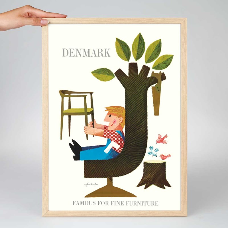 Antoni Legacy Plakat Wegner & Stolen Army Grøn 70x50 cm