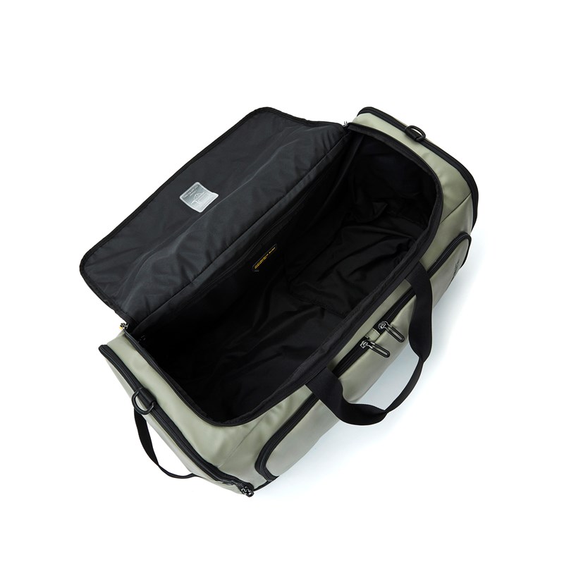 Mandarina Duck Reseväska Eco Coated Duffle Beige/grå 4