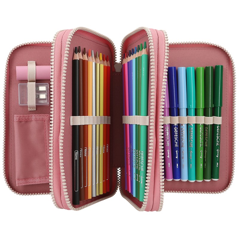 TOPModel Penalhus FLOWERS Lyserød 4