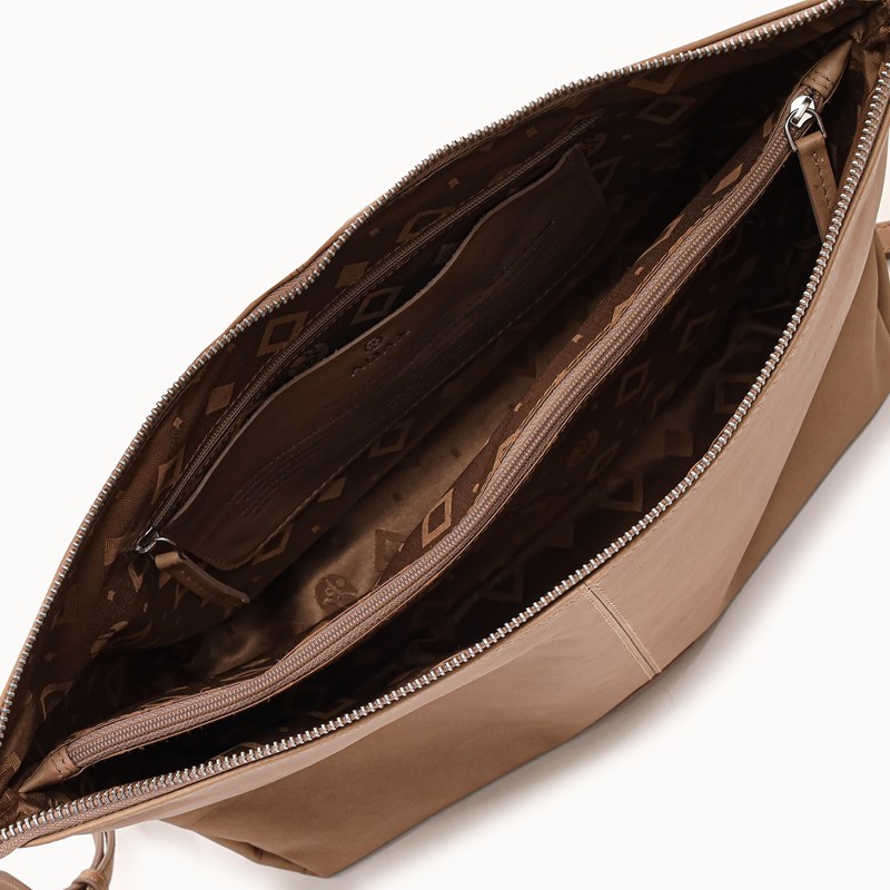 Adax Skuldertaske Noella Vittoria Beige/grå 3