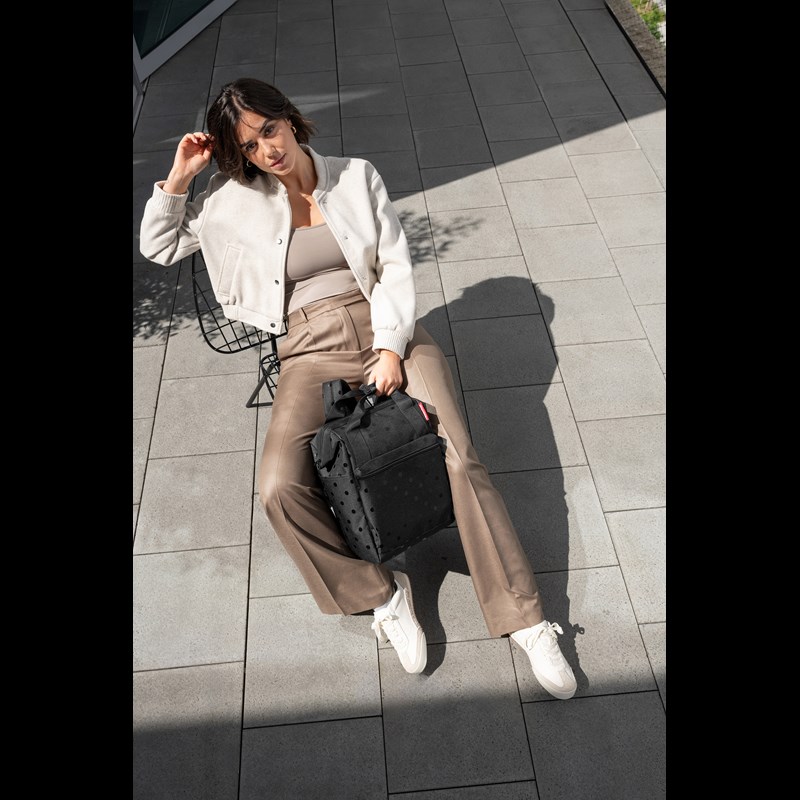 Reisenthel Rygsæk Allrounder R Sort mønster 7