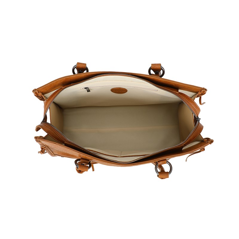 Conmé Shopper Lucy Cognac 14" 4