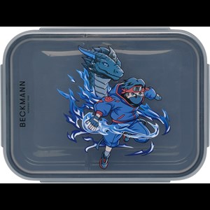 Beckmann Madkasse Ninja Elements Sort/Rød