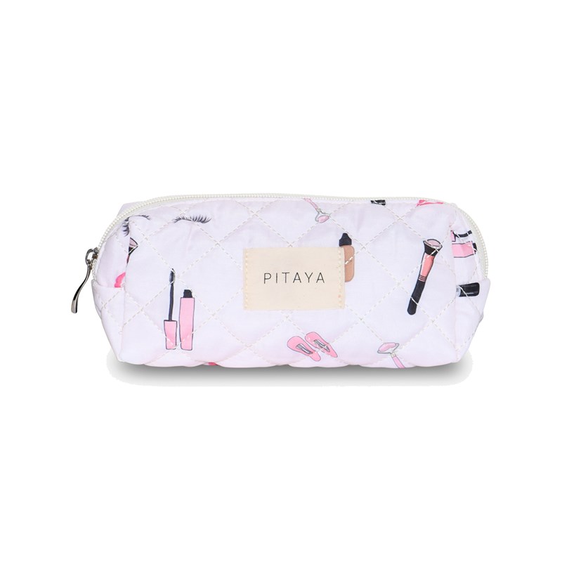 PITAYA Kosmetisk väska S Girly Things Rosa/vit