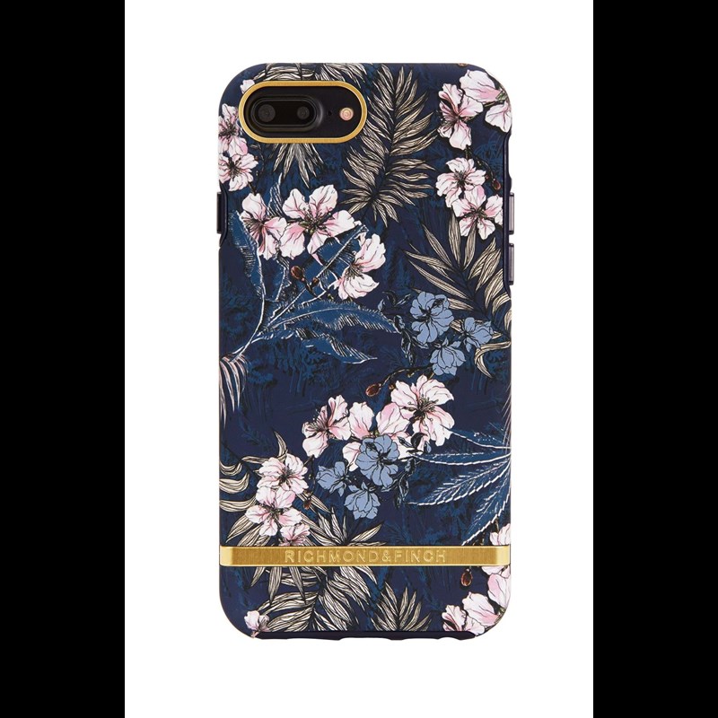 Richmond & Finch Mobilcover Blå Blomst iPhone 6+/6S+/7+/8+ 1