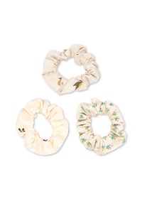 Konges Sløjd Scrunchie hårsnoddar 3 pk. Körsbär mönster 1