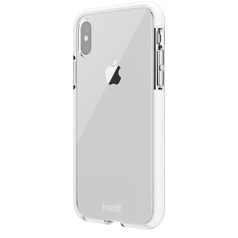 Holdit Mobilcover iPhone Seethru Hvid iPhone X/XS 4