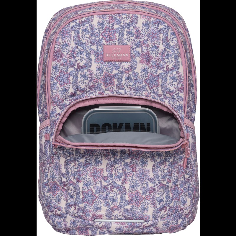 Beckmann Skoletaske Sport Jr. P. Quilt Blomst 6