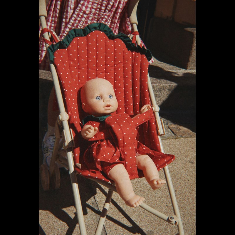 Konges Sløjd Dockvagn Fraise Röd