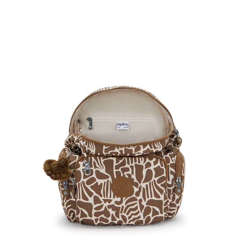 Kipling Ryggsäck City Zip S Khaki 3