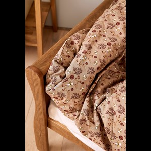 Nuuroo Sängkläder Baby Bera 70x100 Sand/brun alt image