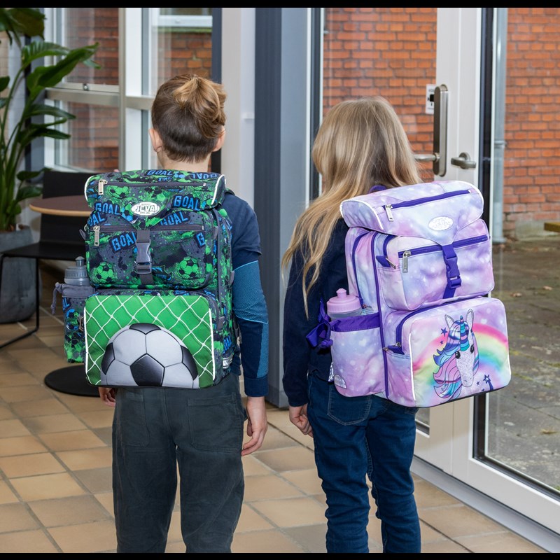 JEVA Skoletaskesæt Begin Football Fodbold 10