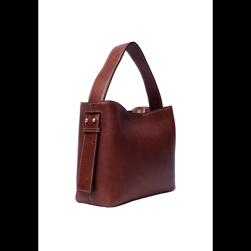 RE:DESIGNED Skuldertaske Naya Small Cognac 3