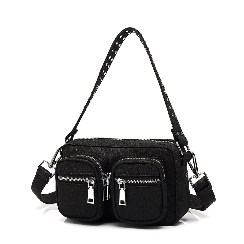Noella Crossbody Kendra Glitter Sort/sølv 2