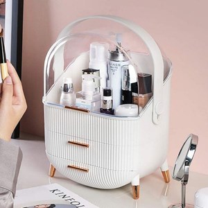 UNIQ Organizer makeup boks retro Hvid alt image