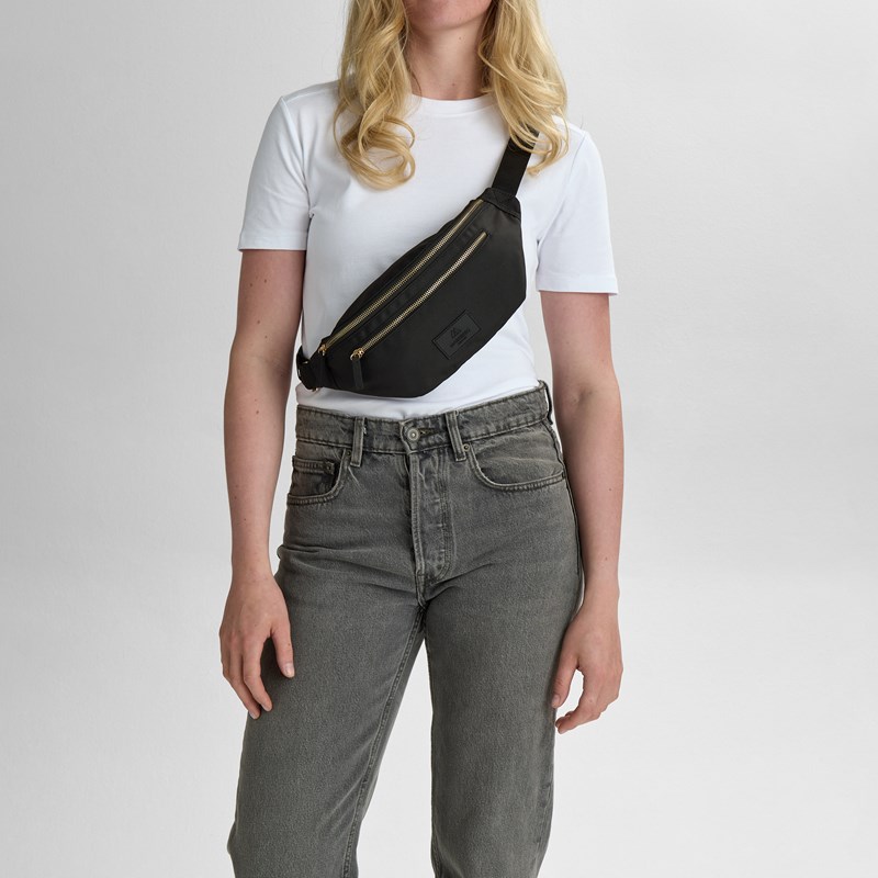 MARKBERG Midjeväska Cargo Svart/Guld 2