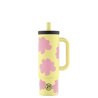 24Bottles Termokop Straw Cup Citrus Gul 1