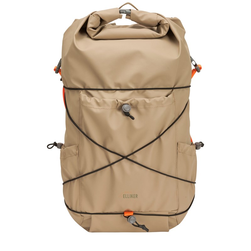 ELLIKER Ryggsäck Rolltop Buckden  Sand 4