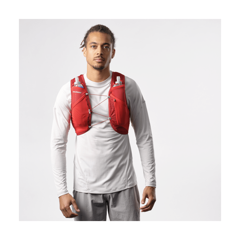 Salomon Løbevest Active Skin 4 Rød Str M 2