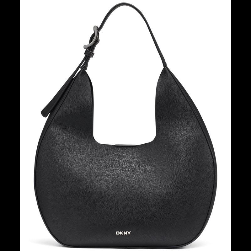 DKNY Axelväska Camila MD Hobo Svart/Silver 1